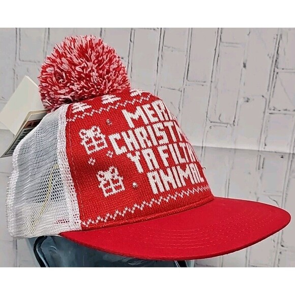 HOME ALONE Trucker Snapback Hat MERRY CHRISTMAS YA FILTHY ANIMAL One Size Lighte - Picture 8 of 10